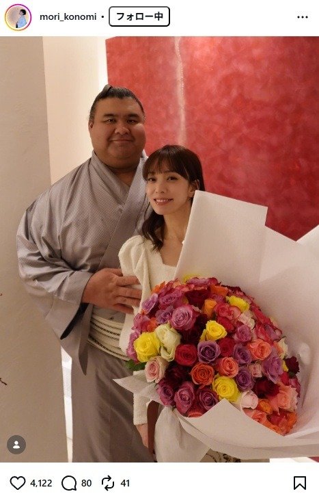 出所：杜このみのInstagram（@mori_konomi）　参照日：2026年1月28日