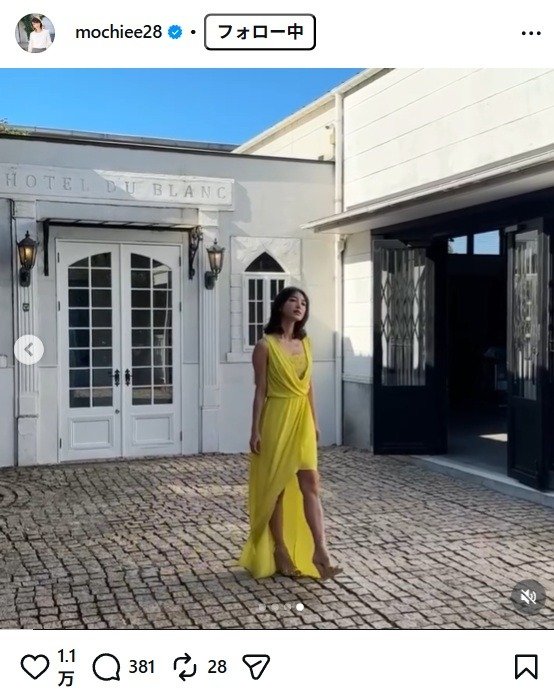 出所：望月理恵のInstagram（＠mochiee28） 参照日：2026年2月6日