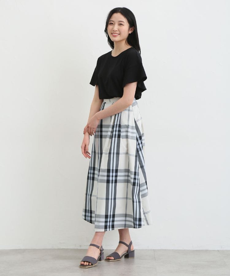 出所：ハニーズ公式通販 総柄ロングスカート