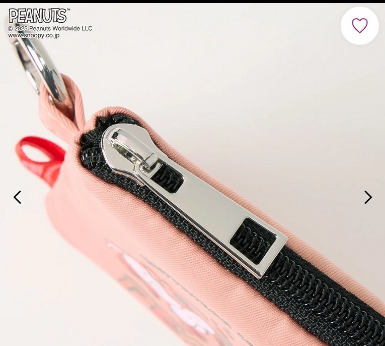 ピーナッツ75周年 フラットポーチ