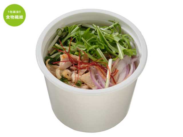 鶏だしのベトナムフォー風春雨スープ