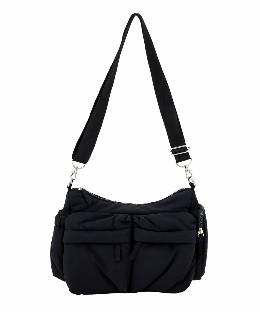 3COINS公式 撥水パファーショルダーバッグ