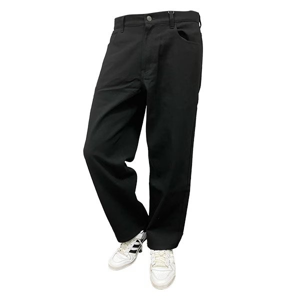 新『色褪せ知らずの黒パンツ』ワイドパンツ