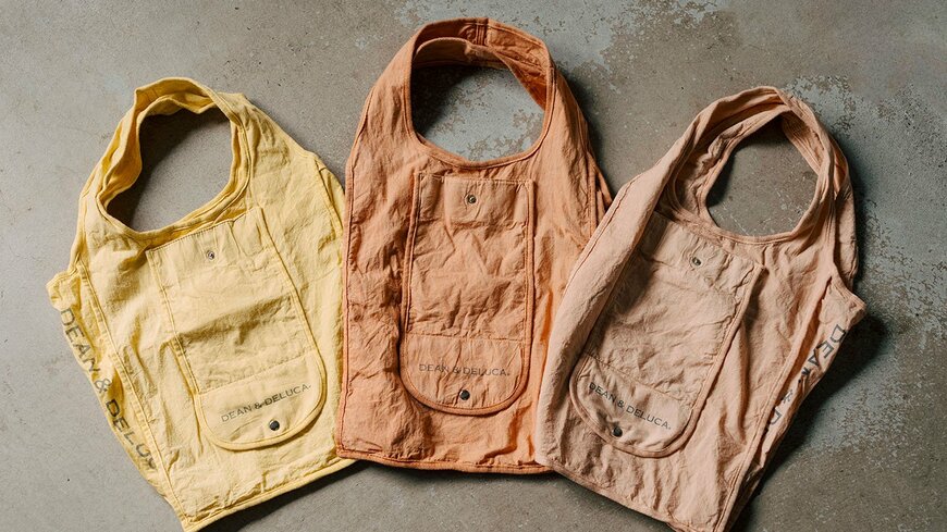 DEAN＆DELUCA公式　天然染めショッピングバッグ白樺の画像