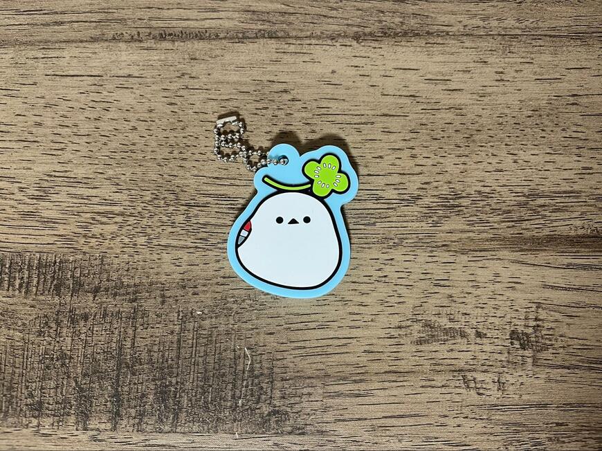 セリア、コウペンちゃん 邪エナガさん ラバーキーチェーン 画像