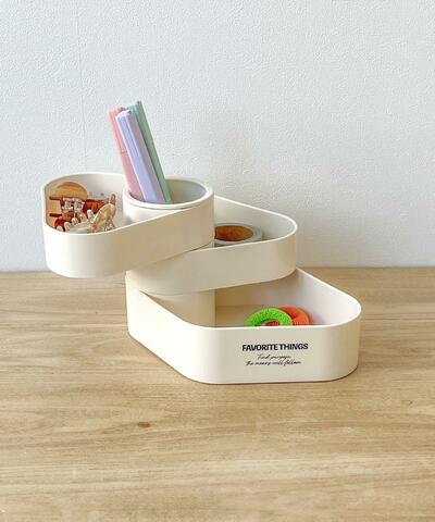 パルグループ、3COINS 小物入れ付きペンスタンド商品画像