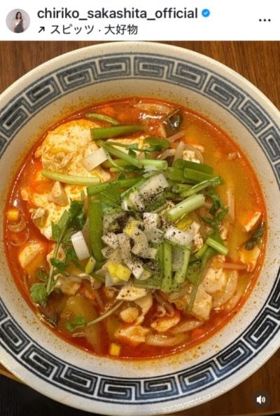 坂下千里子のInstagram投稿