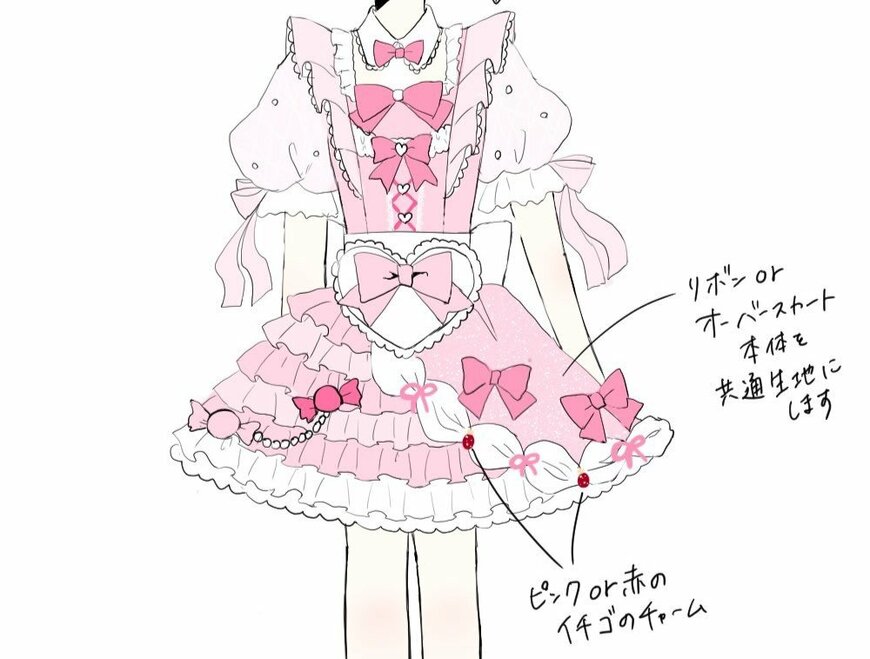 アイドル衣装のデザインを思いつき制作すると…完成形に「天才ですね」「えぐかわいい」と10万いいね