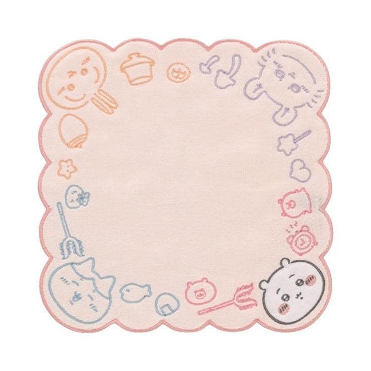 出所：しまむらパーク しまむら レディース　ハンカチ（ちいかわ）・ライトピンク 310