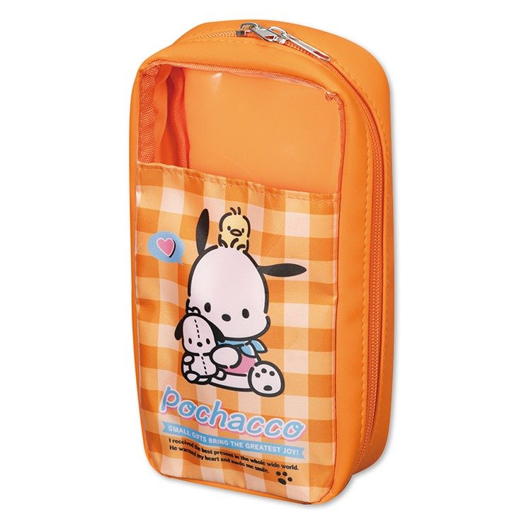 出所：しまむら公式オンラインストア 縦型じゃばらポーチ（ポチャッコ）