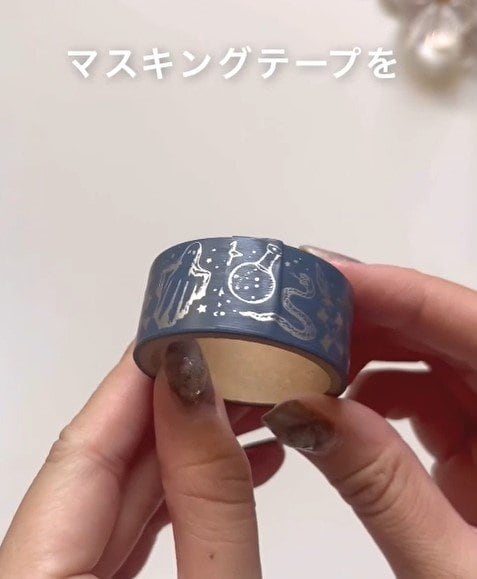 「めっちゃ可愛い～！」【超簡単アイデアDIY】余ったマスキングテープで…ラッピングが映える〈マステシュシュ〉が完成！
