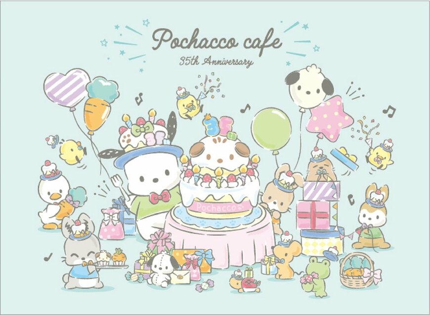 期間限定ポチャッコカフェ　東京と大阪に2024年3月10日までオープン！推し活にもおすすめ