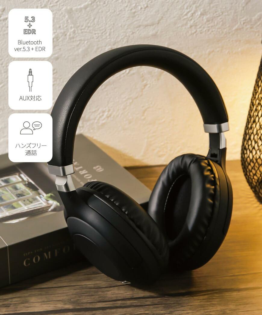3COINS、WEB限定EDRワイヤレスヘッドホン画像