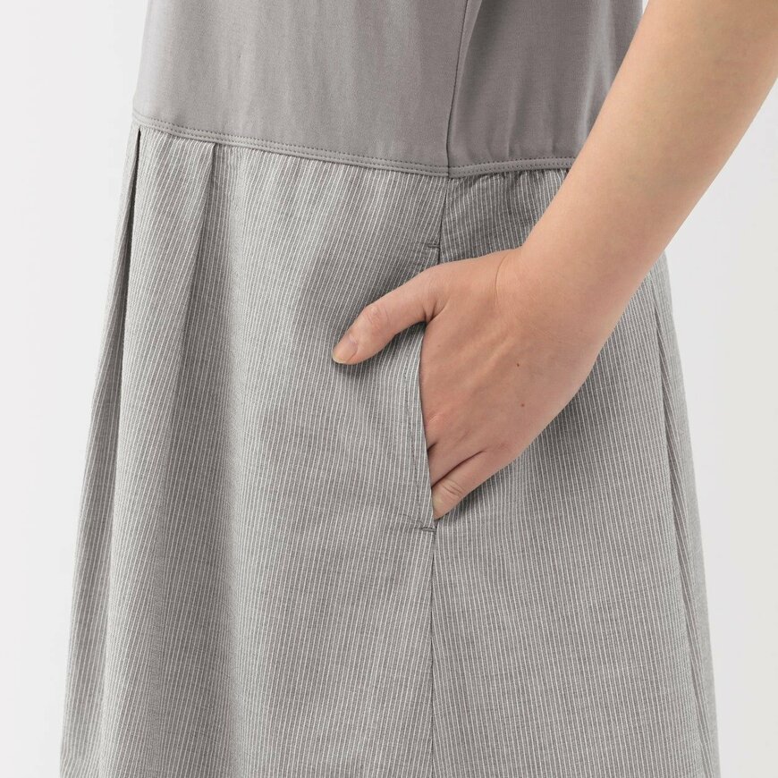 無印良品公式 婦人 涼感 半袖ワンピース