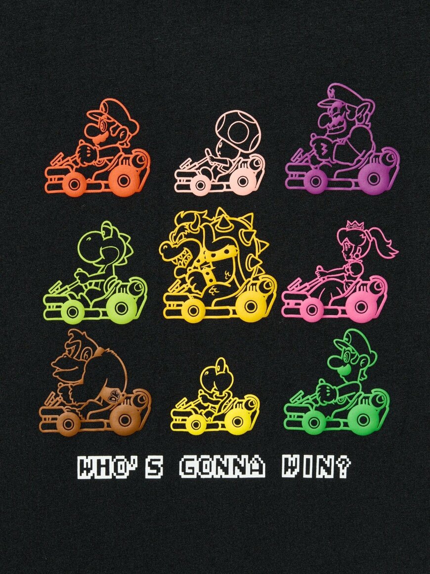 ユニクロ公式　UTアーカイブ スーパーマリオ UT　09 BLACK