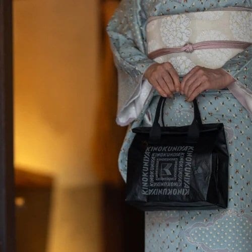 株式会社紀ノ國屋公式 紀ノ国屋 リンクリーランチ保冷バッグ ブラックの画像