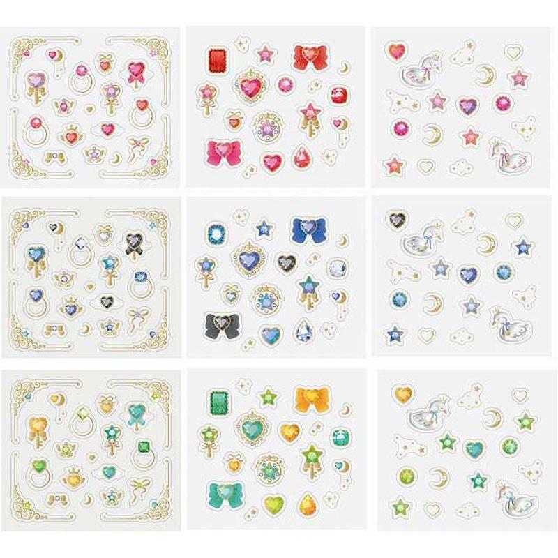 CanDoネットショップ ミニシートシール 3シート キラキラ宝石箱商品画像