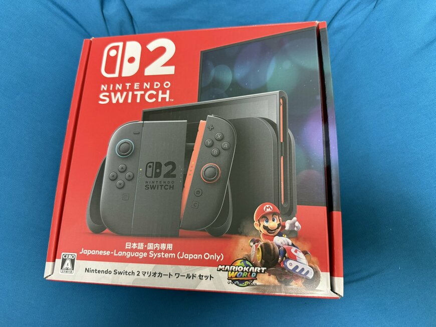 Nintendo Switch2のパッケージ