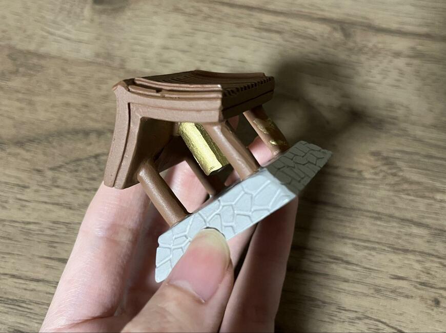 神社置物(鐘つき堂)画像