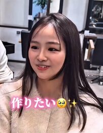 「自分で切ってガタガタに…」ロングの女性　韓国風顔周りカットで大変身！可愛すぎるアフターに感動