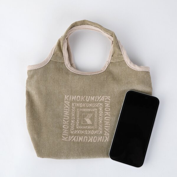 コーデュロイミニバッグ