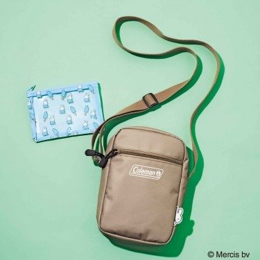 「スマホが入る背面ポケット付きで手ぶらで外出」宝島社の1720円ミッフィーとコールマンのショルダーバッグは夏のレジャーに便利