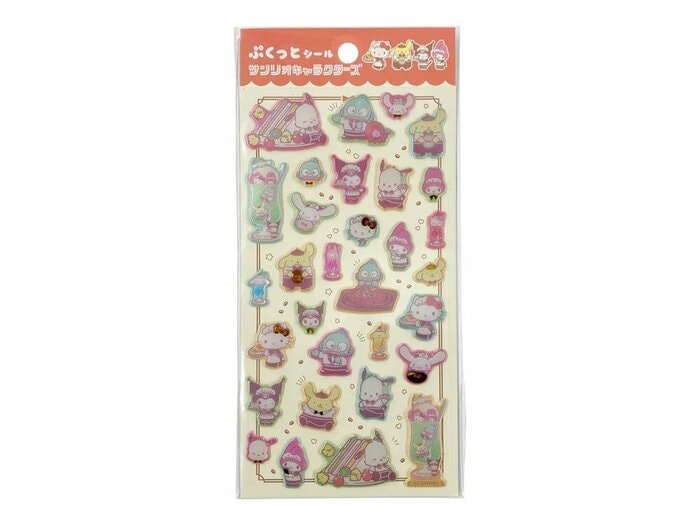 ダイソーから登場したサンリオのぷくっとシール