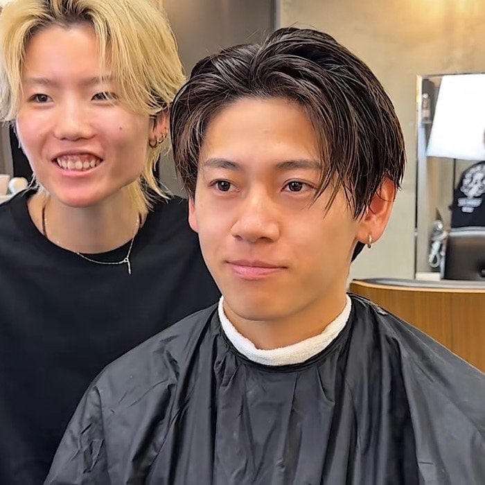 【大変身】“憧れの人みたいになりたい”男性が大胆イメチェン！本人も「かっこよ！」と驚きの声