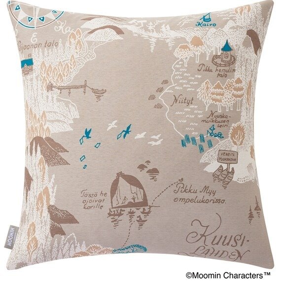 出所：ニトリ公式　ムーミンクッションカバー ムーミンダニノチズ