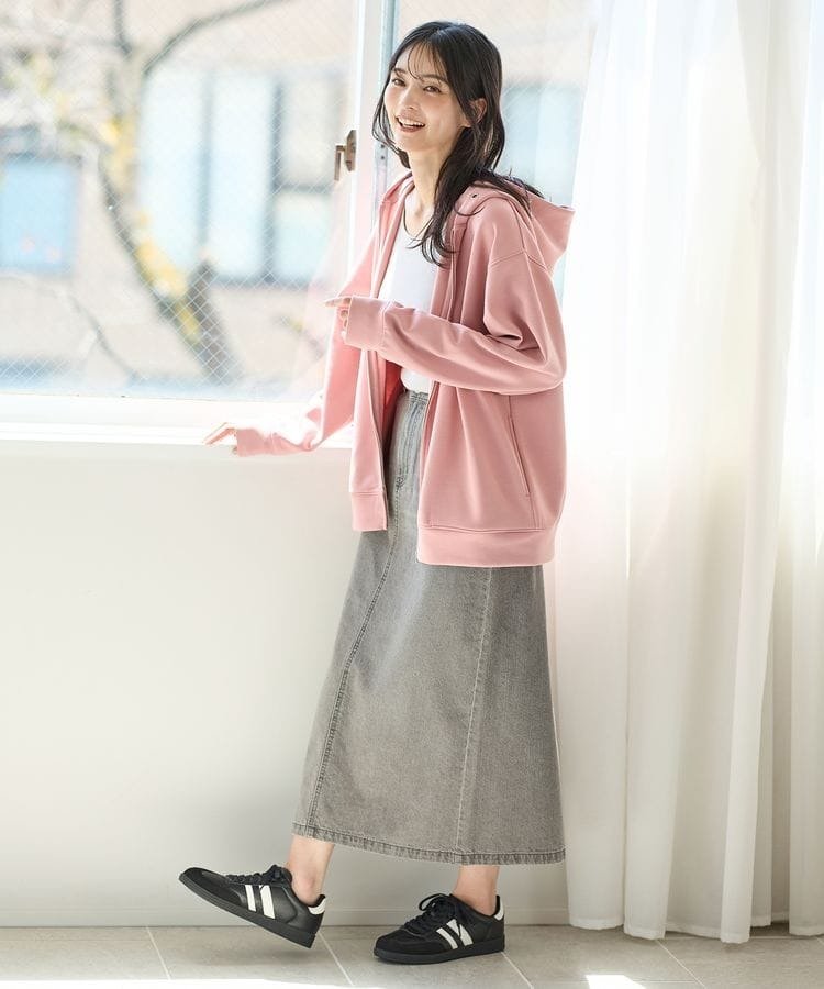 ハニーズ公式 大人のゆるジップパーカー