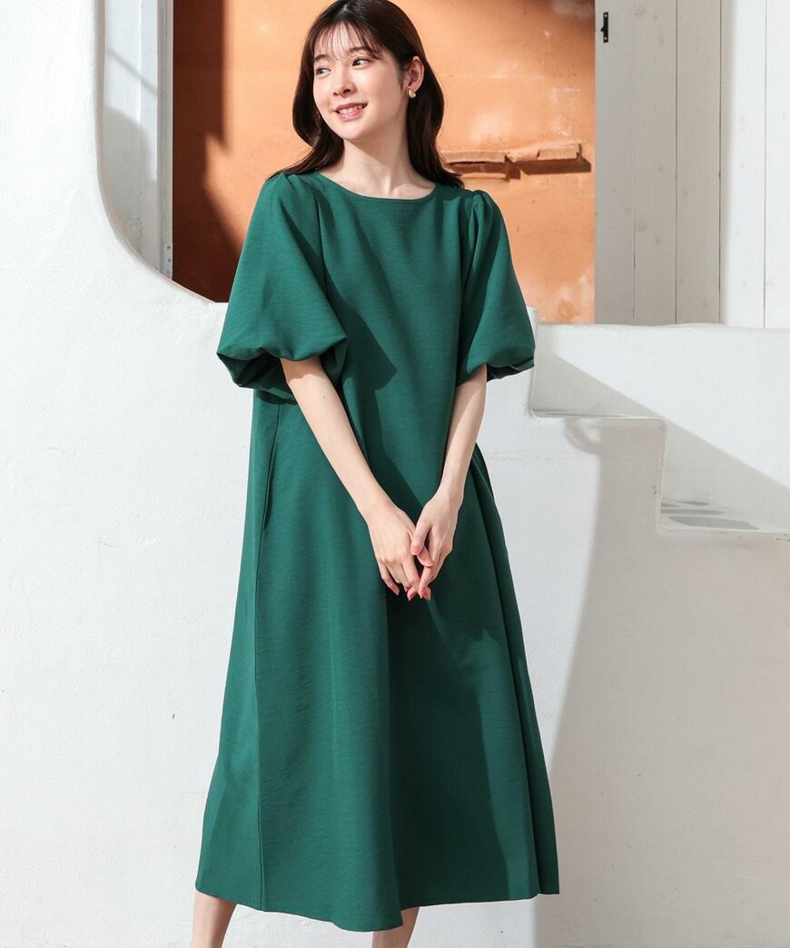 ハニーズ、バルーン袖ワンピース画像