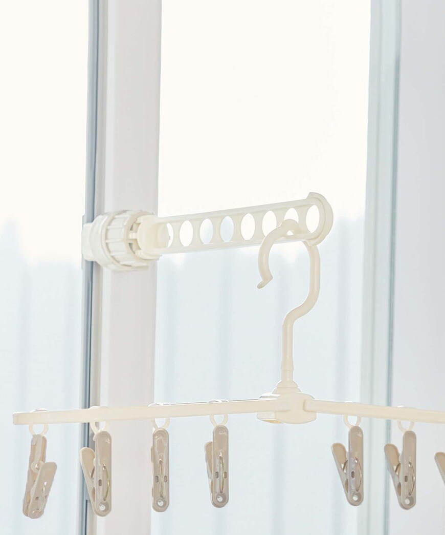 簡易物干し竿にすることも可能