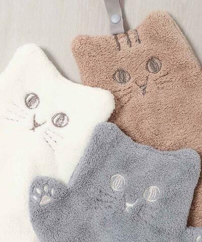 Bleu Bleuet（ブルーブルーエ）、にゃふにゃふキッチンタオル商品画像