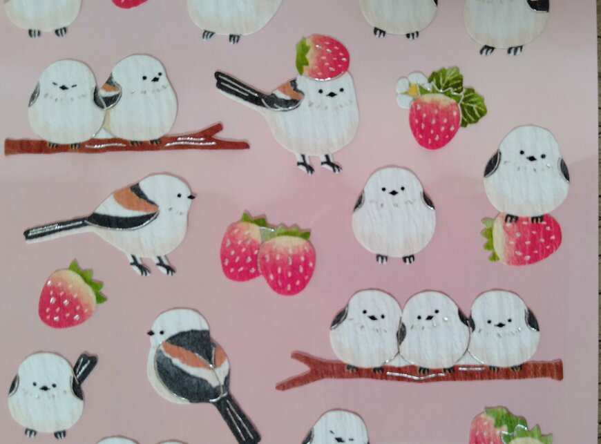 筆者撮影（セリア、デザインシール 和物語）