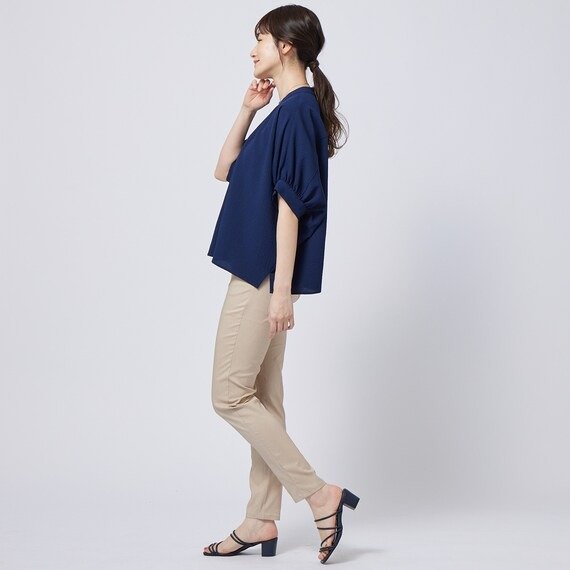 出所：ニトリ公式　【N+商品】マジックベルトストレッチパンツサマーライト　レギュラー丈