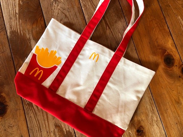 マクドナルドの福袋バッグ1（筆者撮影）