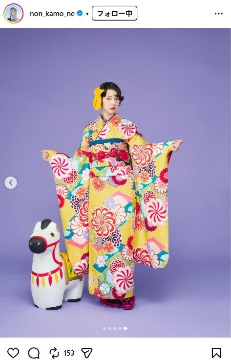 出所：のんのInstagram（＠non_kamo_ne） 参照日：2026年1月8日