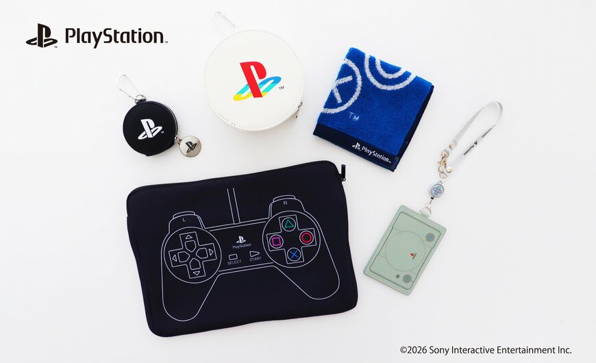 出所：ブルーミング中西株式会社　「PlayStation Official License シリーズ新商品登場！ゲームの記憶を、毎日の雑貨に。全国のファッションセンターしまむらにて、2026年6月10日（水）より順次発売」