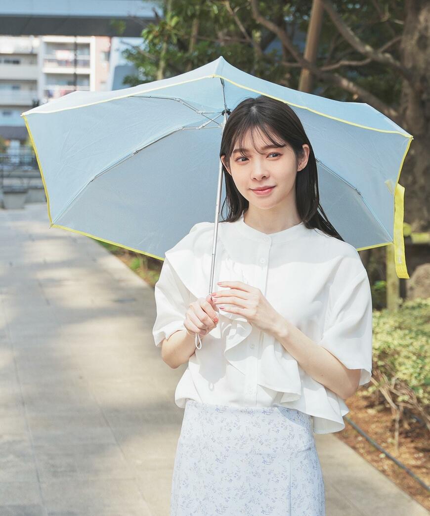 出所：ハニーズ公式オンラインストア 折り畳みビニール傘／カラー