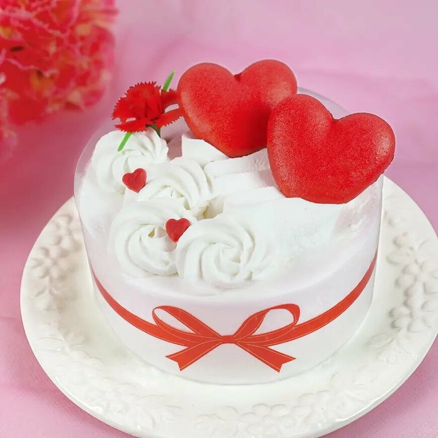 出所：株式会社不二家公式　【宅配専用】「母の日 ハートのフラワーケーキ」