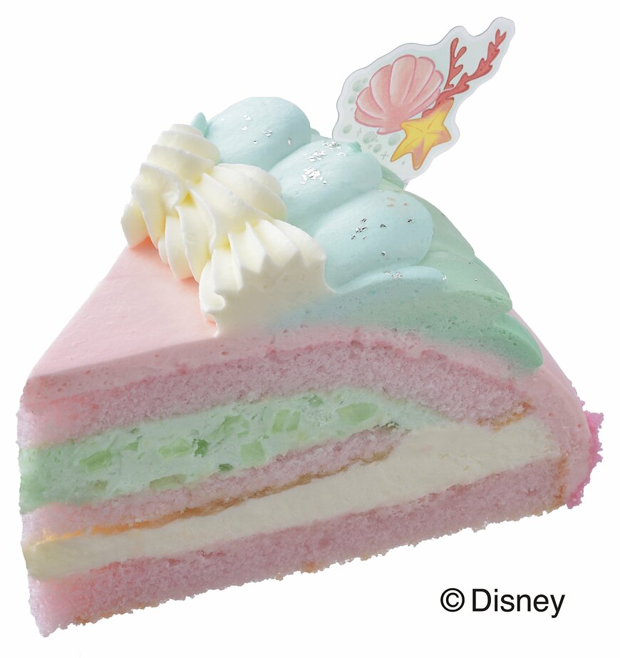 「＜アリエル＞プリンセスケーキ」　©Disney
