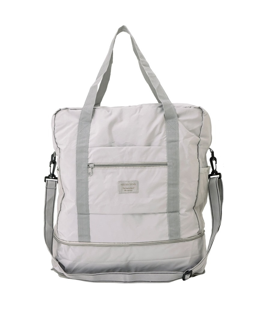 3COINS公式　キャリーオン折りたたみバッグ