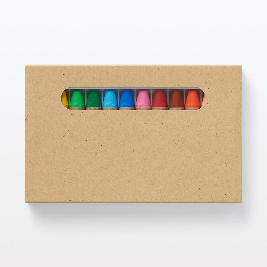 ぬれタオルで簡単におとせるクレヨン