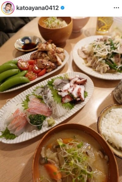 加藤綾菜のInstagram投稿