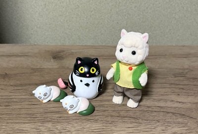 キャンドゥ、リトルフレンドハロウィン黒猫シマエナガしっぽプラドール商品画像