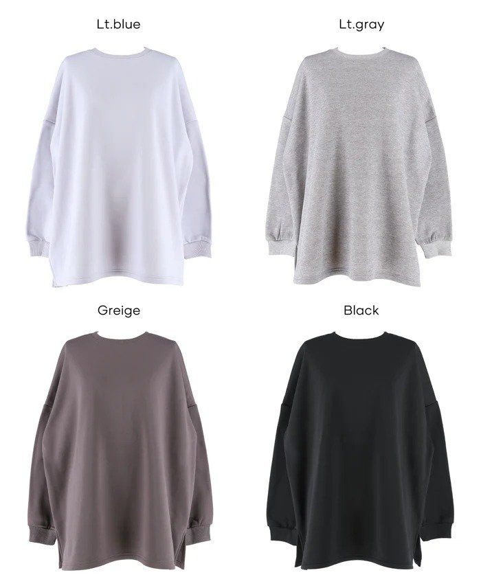 こちらも裏起毛素材で暖かさは抜群です