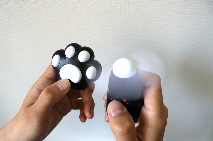 猫の手ハンディファンの風力