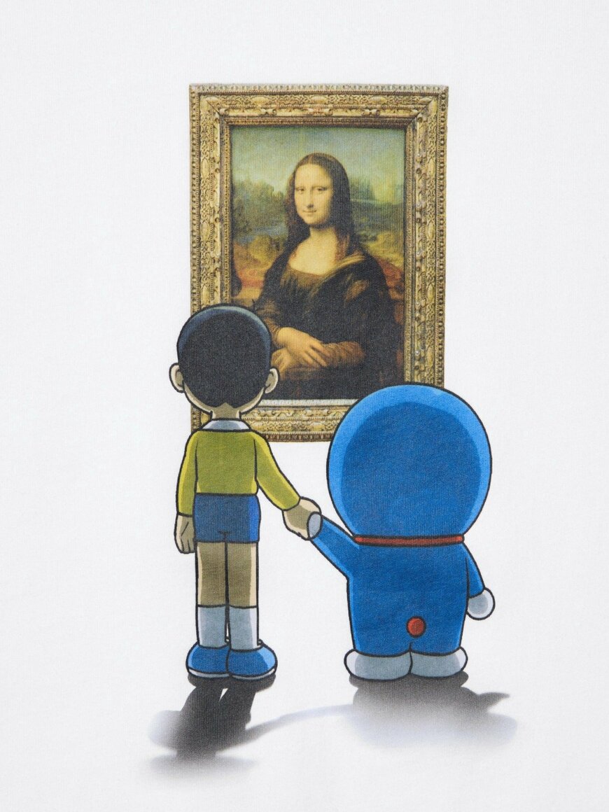 出所：ユニクロ公式　ドラえもん ＆ ルーヴル美術館 UT