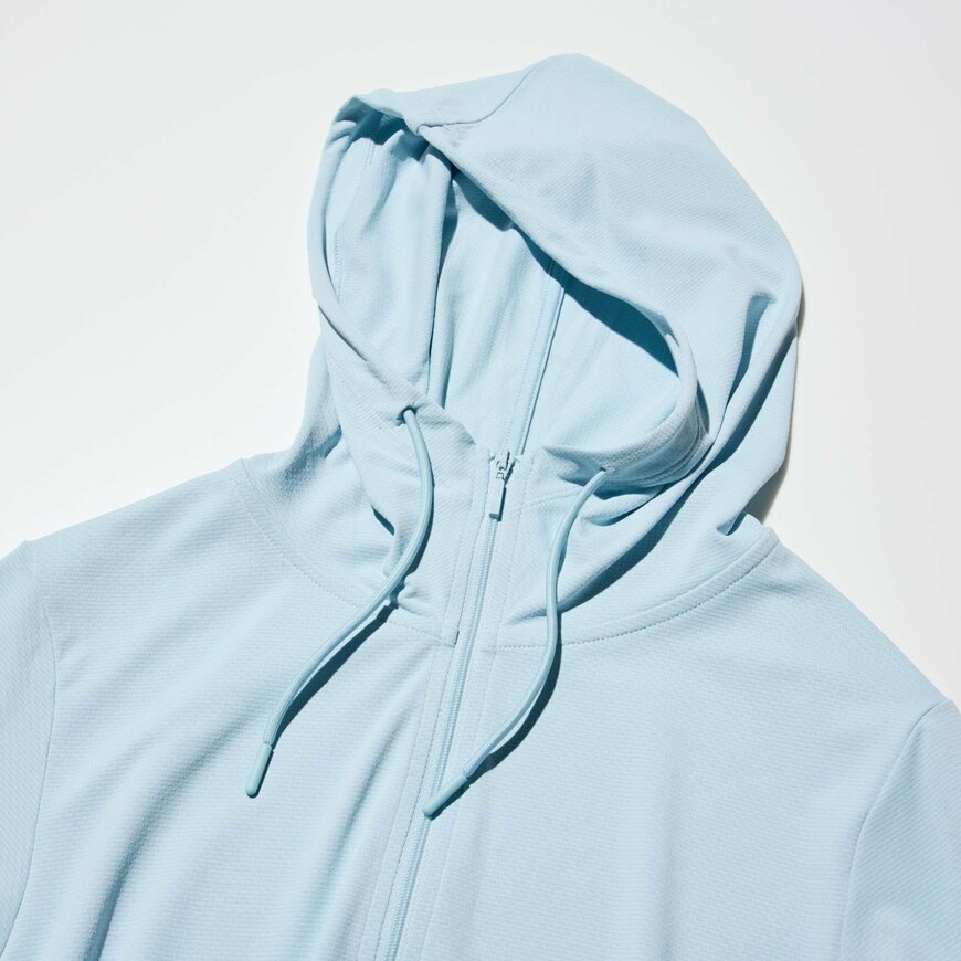 出所：ユニクロ公式　エアリズムUVカットフルジップパーカ