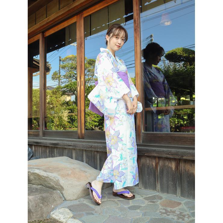 出所：しまむら　レディース　浴衣（TERA)ホワイト